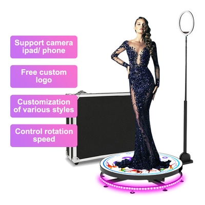 Video Spin Selfie Platform 360 Automatische Photo Booth met roterende standaard